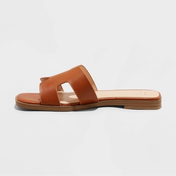 NWT Women's Nina Slide Sandals - A New Day
Cognac - Picture 3 of 7